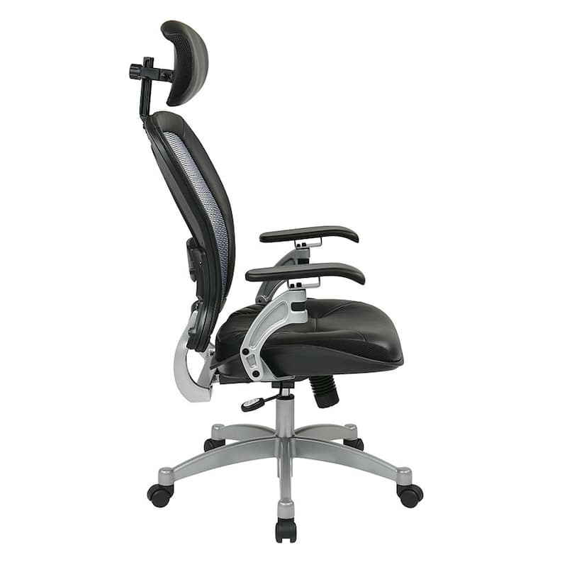 Contour Ergonomic Leather Executive Office Chair with Headrest