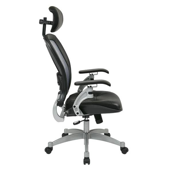 Contour Ergonomic Leather Executive Office Chair with Headrest