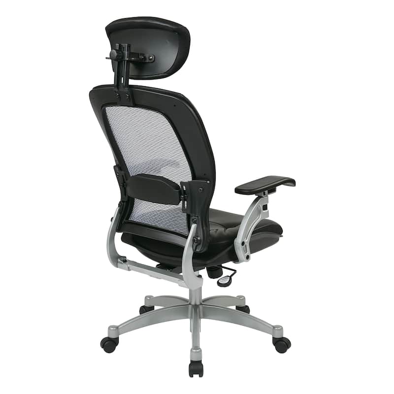 Contour Ergonomic Leather Executive Office Chair with Headrest