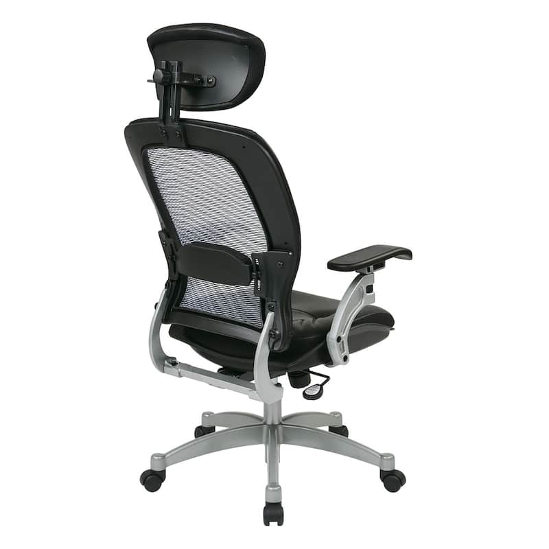 Contour Ergonomic Leather Executive Office Chair with Headrest