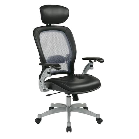 Contour Ergonomic Leather Executive Office Chair with Headrest