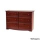Solid Wood 6-Drawer Double Dresser by Palace Imports - Thumbnail 15