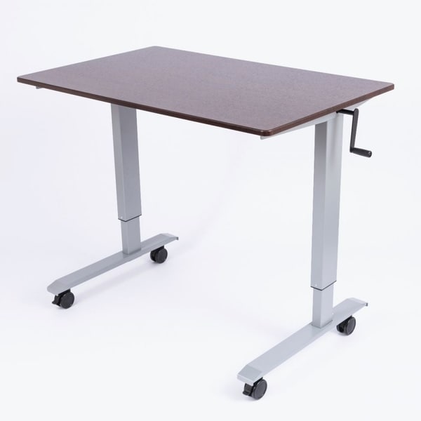 Shop Luxor Standup Cf48 Dw 48 Inch Crank Adjustable Stand Up Desk