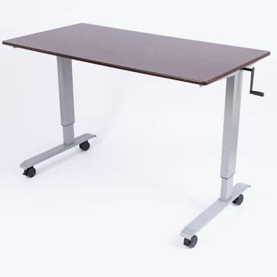 Luxor Standup-CF60-DW 60-inch Crank Adjustable Stand-Up Desk