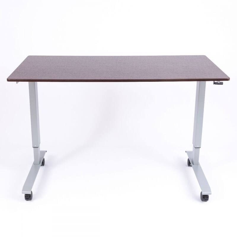 Luxor Standup-CF60-DW 60-inch Crank Adjustable Stand-Up Desk