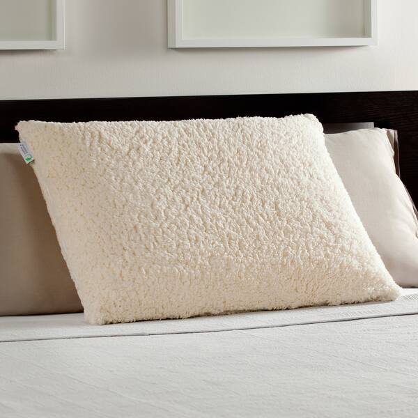 Shop Comfort Memories Sherpa And Memory Foam Pillow Free