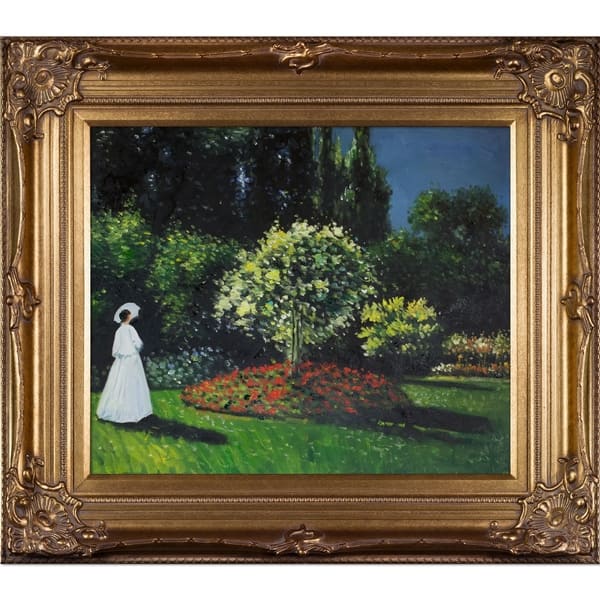 La Pastiche Claude Monet Jeanne-Marguerite Lecadre Hand Painted Oil ...