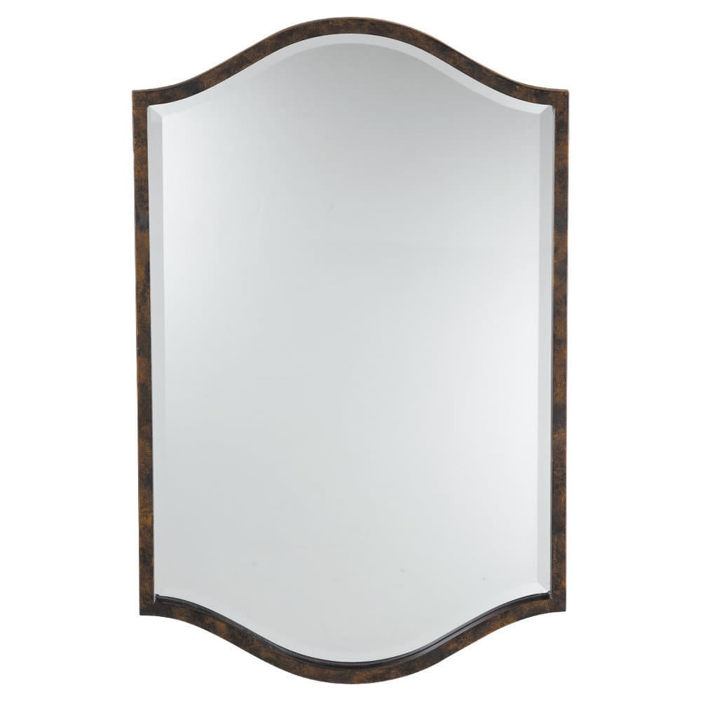 Walnut Wall Mirror - Glass/Clear - A/N