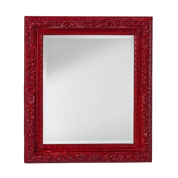 Crimson Lacquer Wall Mirror Bed Bath & Beyond 9658781