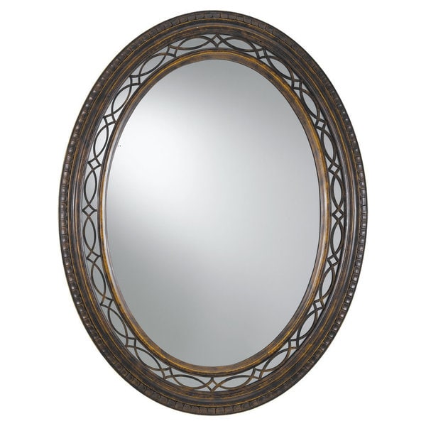 Uttermost Sherise Bronze Oval Mirror