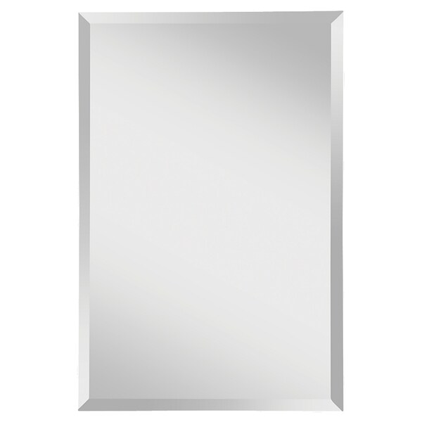 Shop Feiss Clear Glass Rectangle Wall Mirror Free Shipping Today