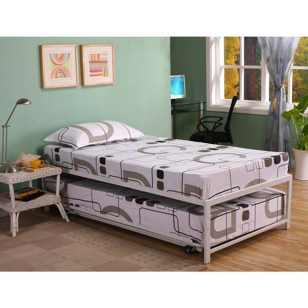 K B Hi Riser Twin Bed With Pop Up Trundle