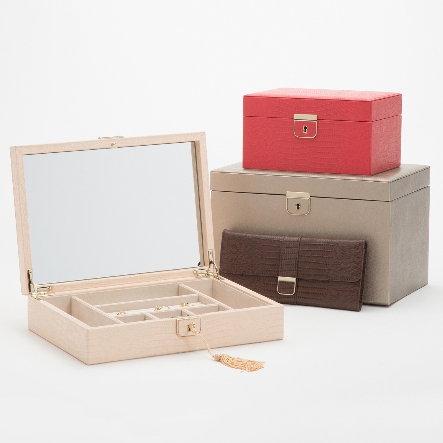 flat jewelry case