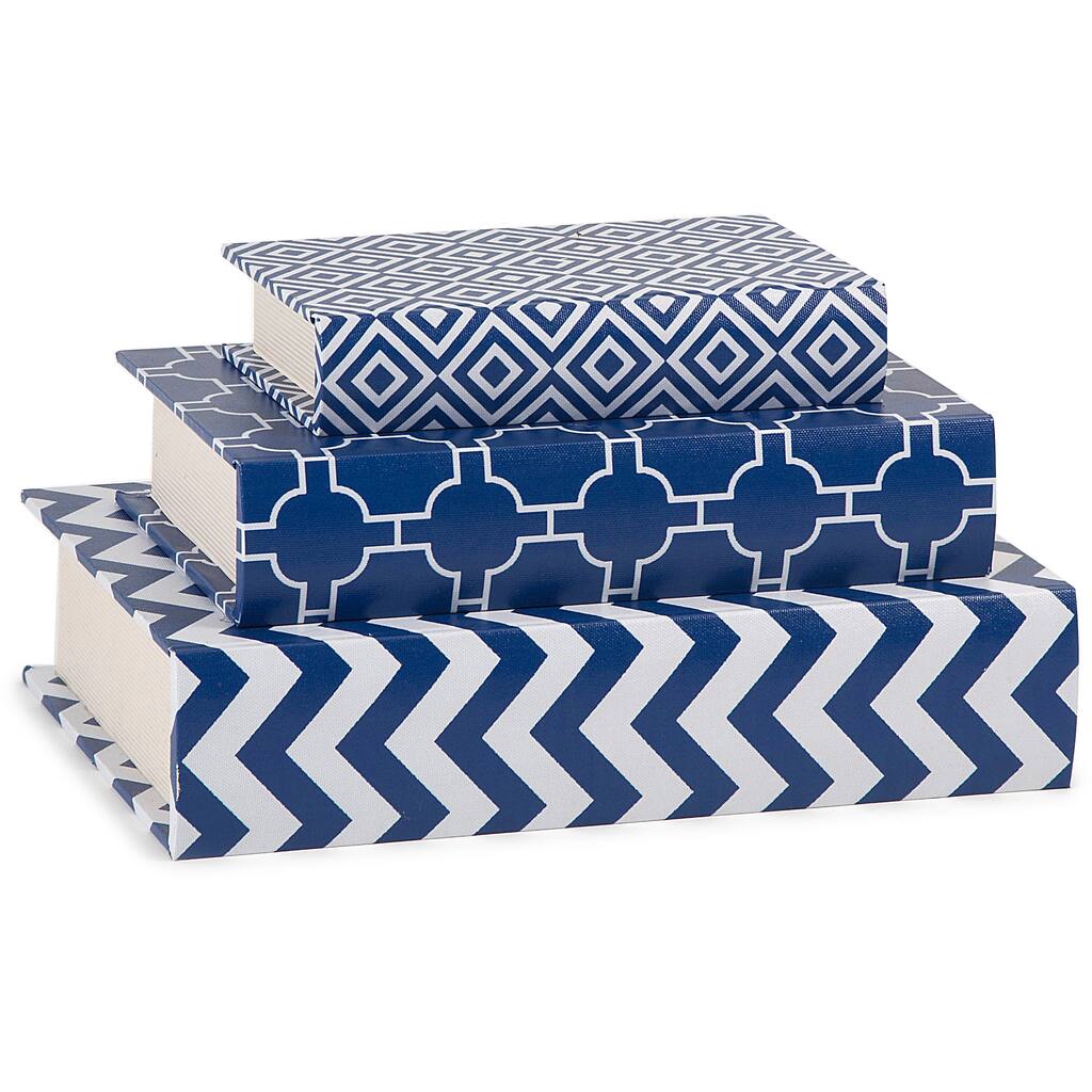 Essentials Book Boxes - Navy
