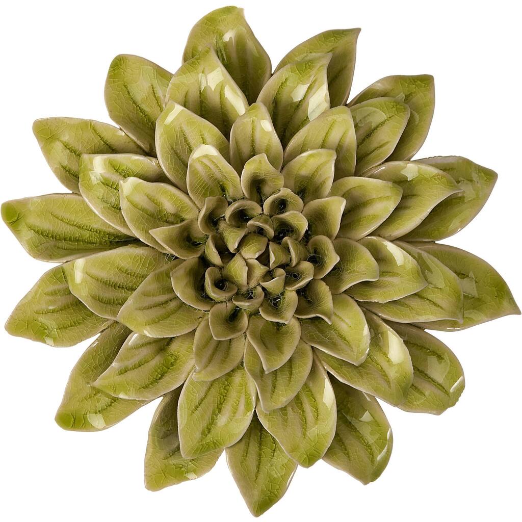 Isabella Small Ceramic Wall Decor Flower