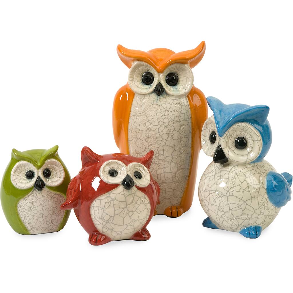 Imax Enchanted Owls (Set of 4)