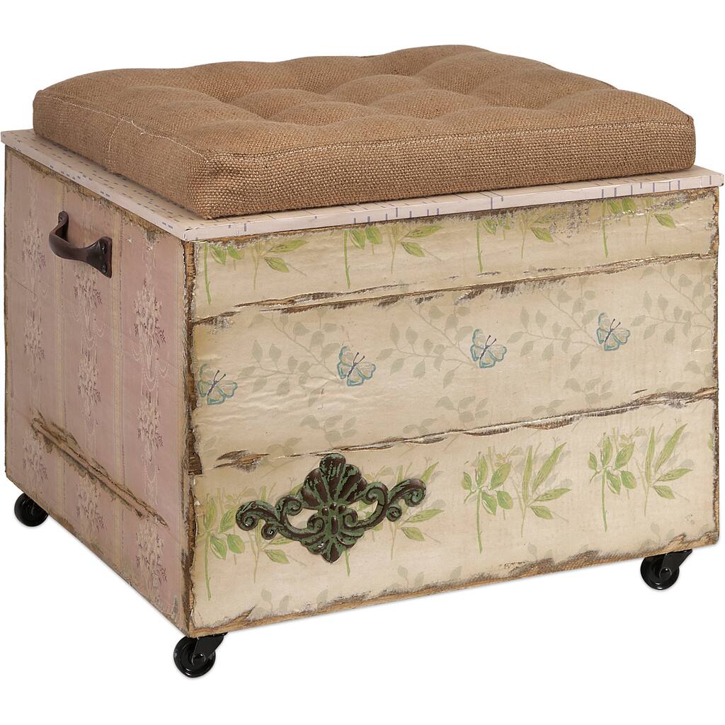 Adorable Ella Elaine Crate Storage Ottoman