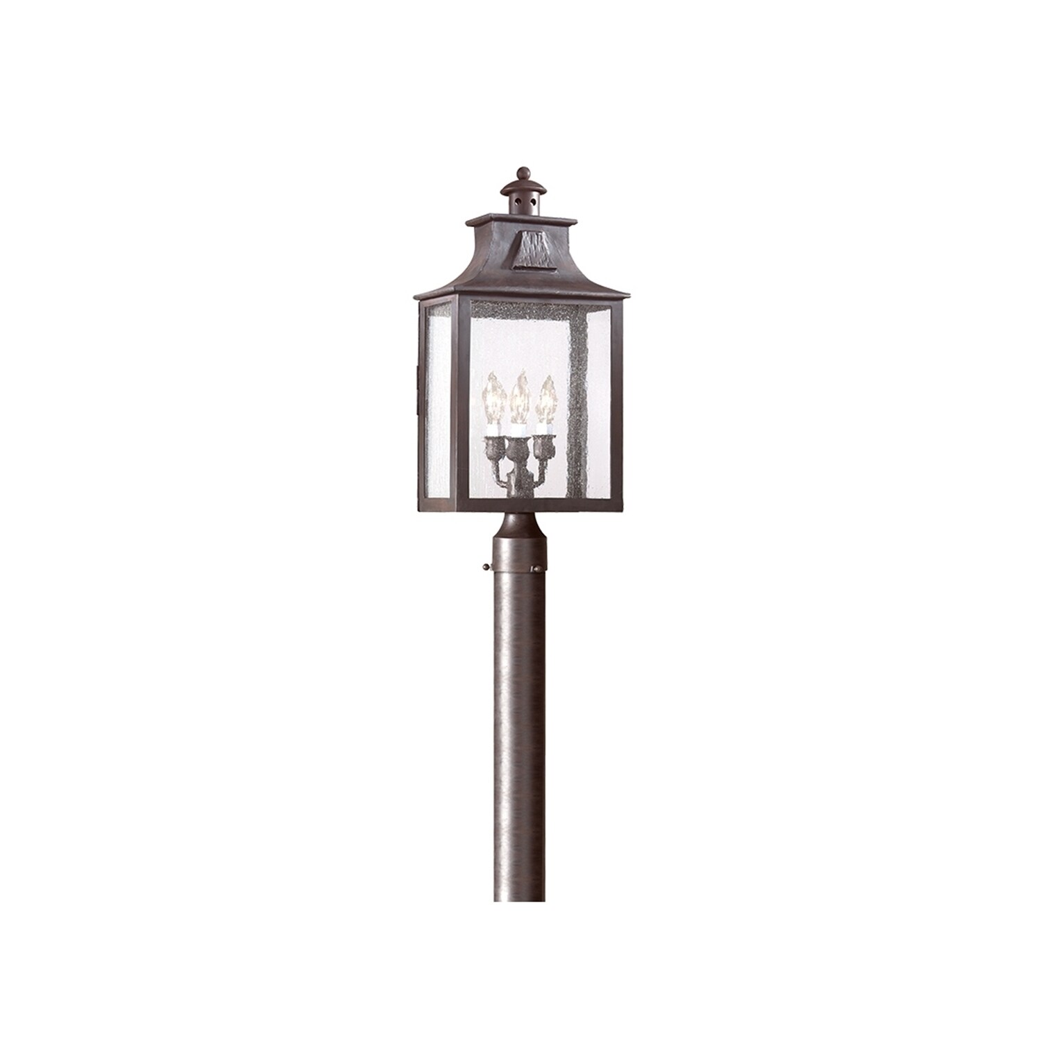 Troy Lighting Newton 3 Light Post Lantern Free Shipping Troy Lighting Newton 3 Light Post