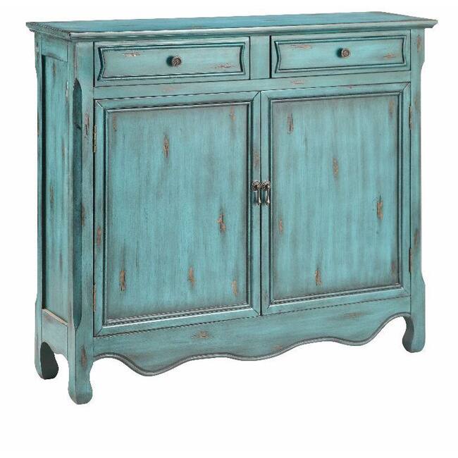 Claridon Weathered Blue Cabinet