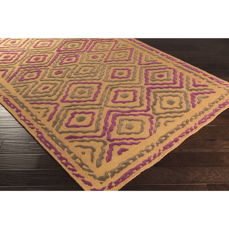 Hand Knotted Joey Wool Area Rug