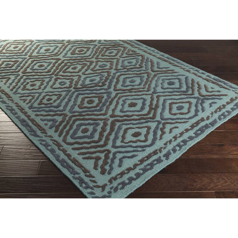 Hand Knotted Joey Wool Area Rug