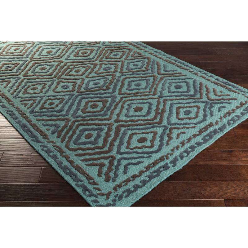 Hand Knotted Joey Wool Area Rug