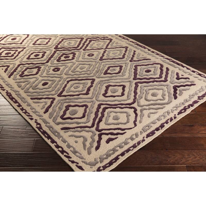 Hand Knotted Joey Wool Area Rug