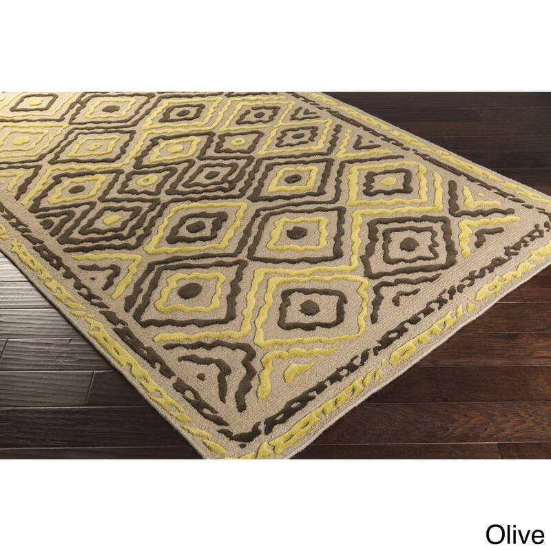 Hand Knotted Joey Wool Area Rug