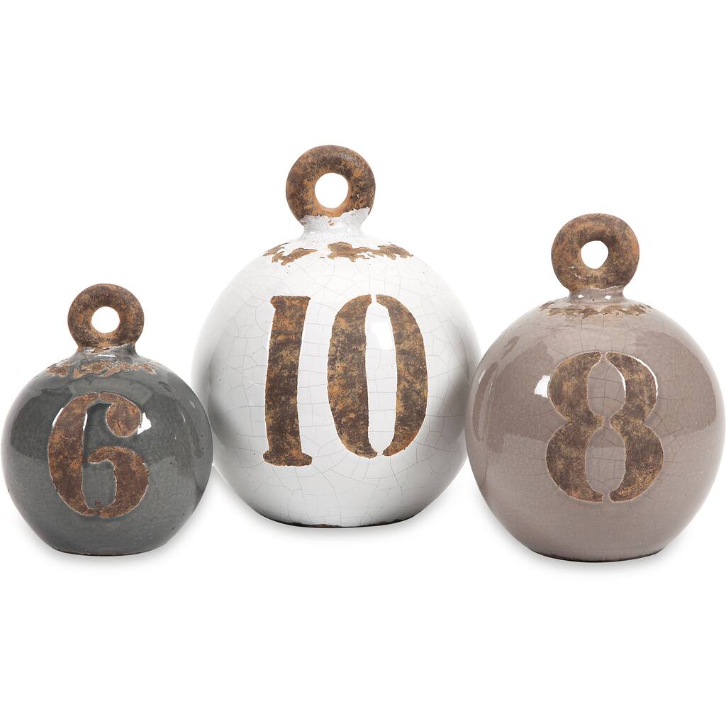 Hotham Decorative Fishing Weights (Set of 3)