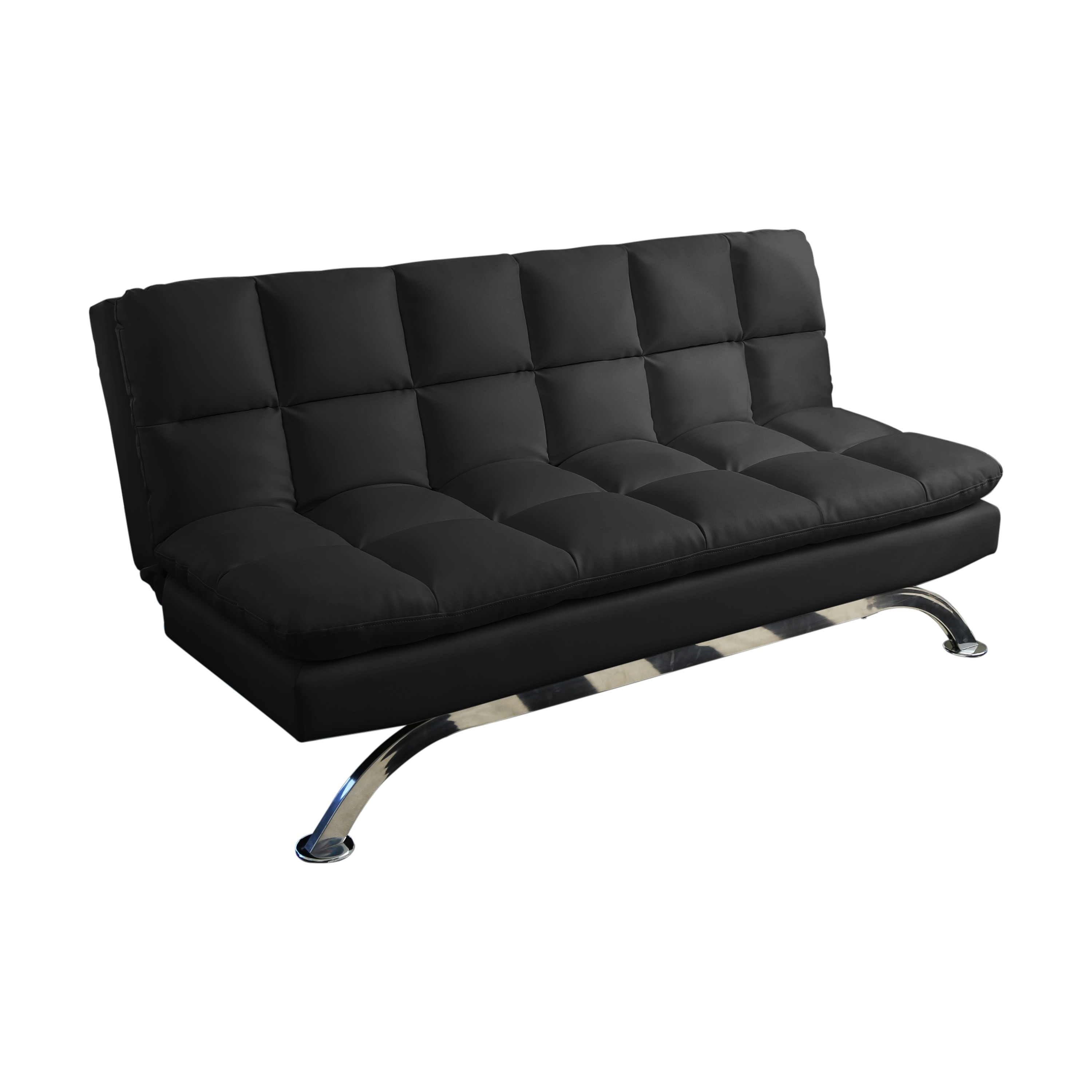 Abbyson Vienna Bonded Leather Euro Futon Sofa On Bonded Leather Euro Futon Sofa