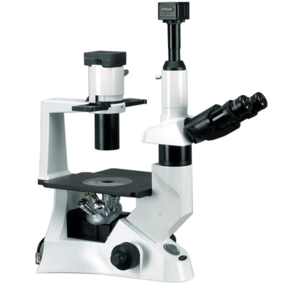 40X-600X Advance Inverted Tissue Culture Microscope + 5MP Digital ...
