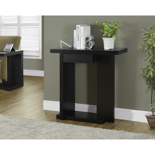 Cappuccino Hall Console Accent Table   16843827  