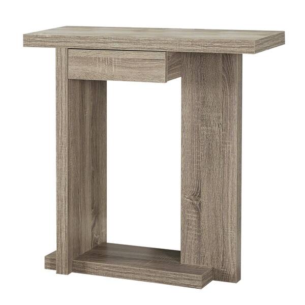 Dark Taupe Reclaimed Look Hall Console Accent Table Overstock 9662111