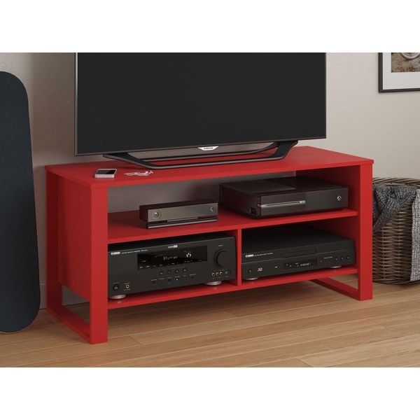 Ameriwood Home Reese Ruby Red Tv Stand Free Shipping Today Ameriwood Home Reese Ruby Red Tv Stand