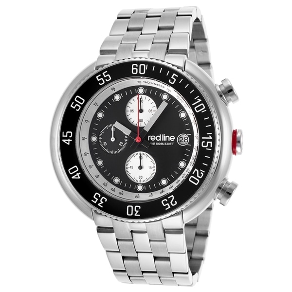 Red Line Mens RL 50038 11 Driver Black Watch   16844498  