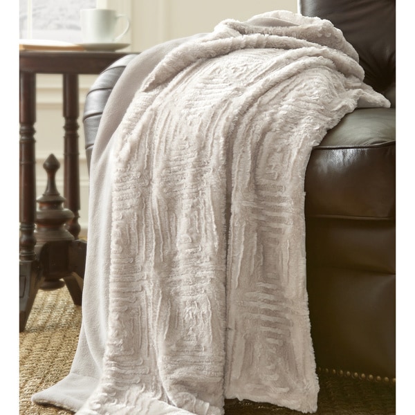 Modern Threads Plush and Cozy Faux Fur Throw On Sale Bed Bath