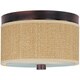 preview thumbnail 2 of 0, Elements Bronze 2-light Flush Mount