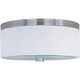 preview thumbnail 2 of 0, Elements Metal Nickel 2-light Flush Mount