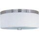 preview thumbnail 1 of 0, Elements Metal Nickel 2-light Flush Mount