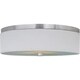 preview thumbnail 1 of 0, Elements Nickel 3-light Metal Flush Mount