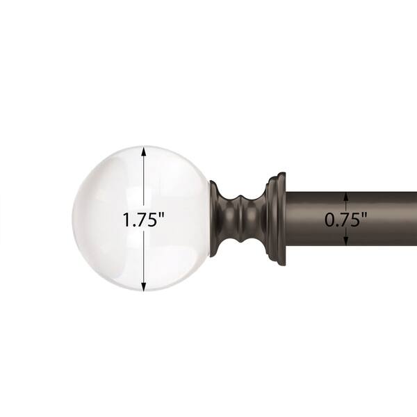 Shop Windsor Home Decorative Crystal Ball 48 86 Inch Adjustable