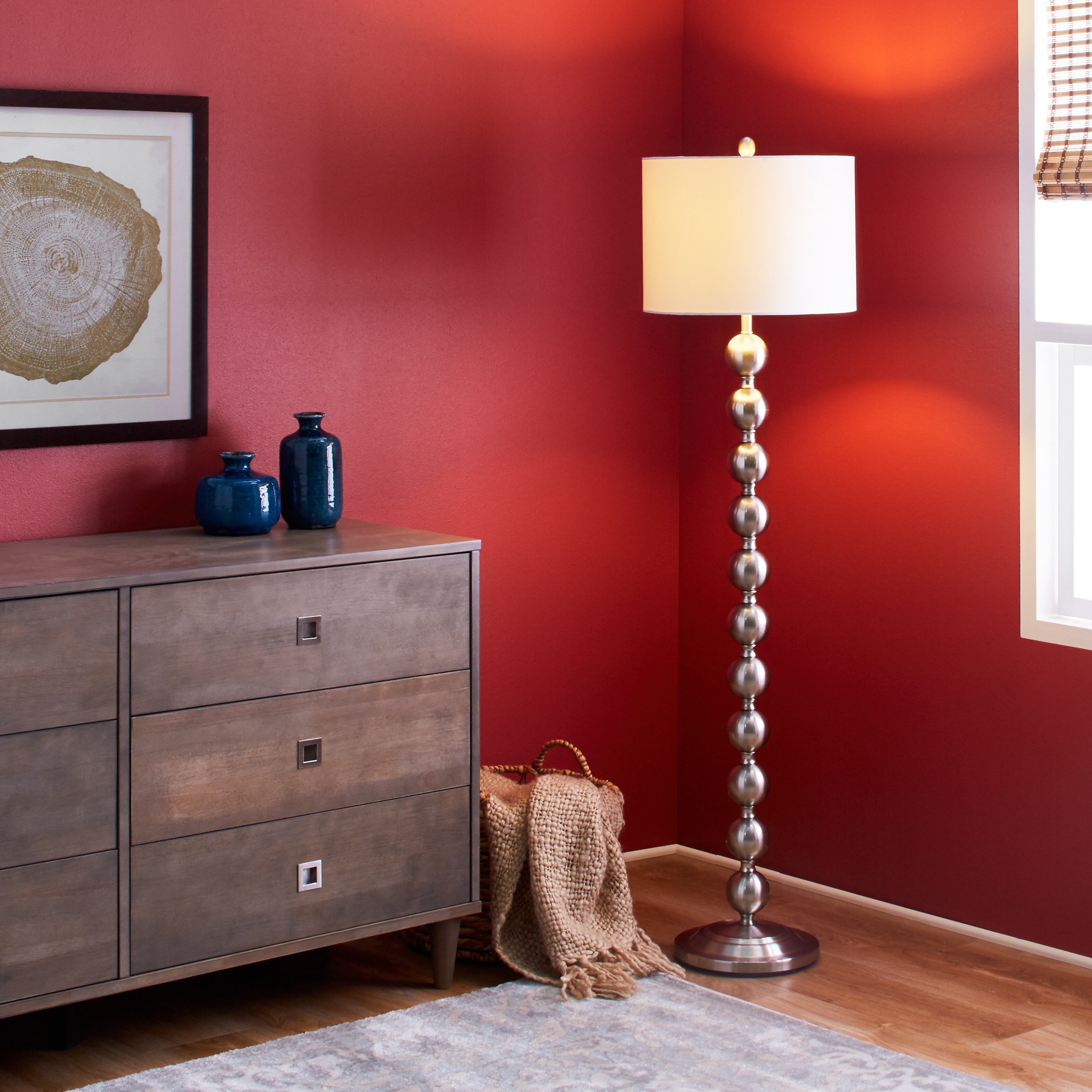 Shop 59" Stacked Ball Floor Lamp Free Shipping Today