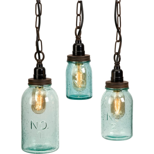 Shop Lexington Mason Jar Pendant Lights (Set of 3) - Free ...