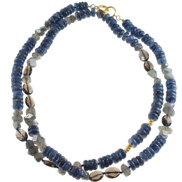 Shop Michal Valitutti Sterling Silver Kyanite, Labradorite and Smokey