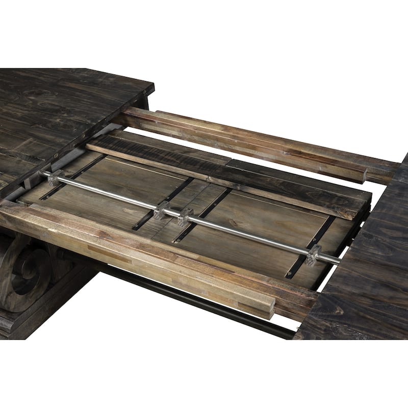 Magnussen Home Bellamy Peppercorn Dining Table - 40"W x 80"D x 30"H