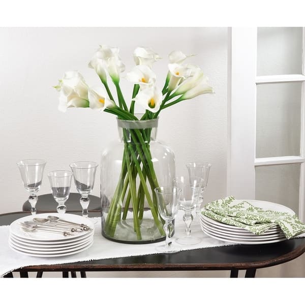 Calla Lily (Set of 12) - White- Set of 12 - Bed Bath & Beyond - 9665378