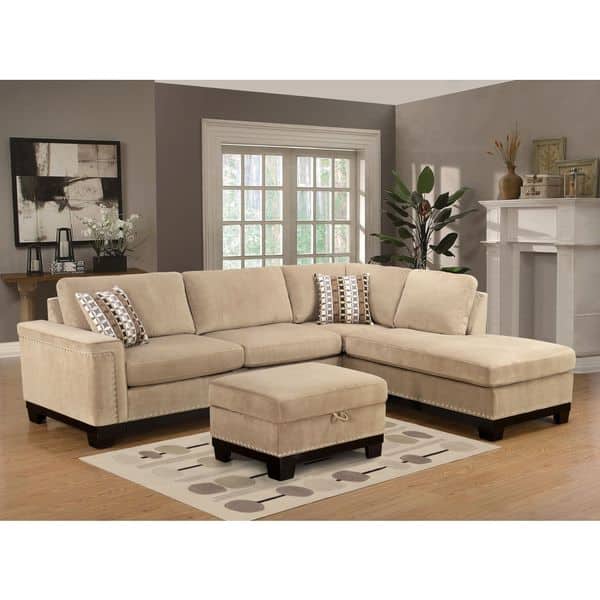 Shop William S Home Furnishing Yosemite Sectional Free Shipping