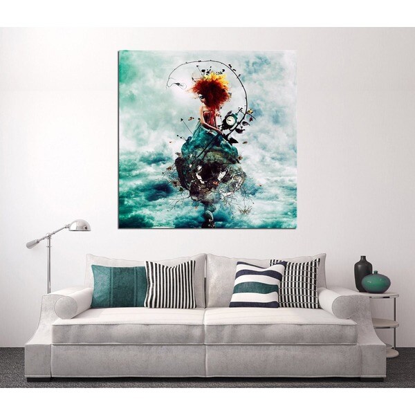 Cortesi Home Delirium by Mario Sanchez Nevado Giclee Canvas Wall Art 28 x 28 Green