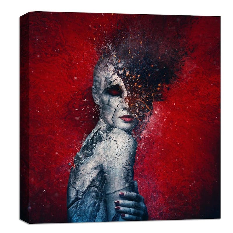Cortesi Home Mario Sanchez Nevado "Indifference" Giclee Canvas Wall Art - 28 x 28