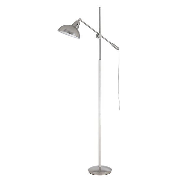 Cal Lighting Brewton Adjustable Arm Metal Floor Lamp